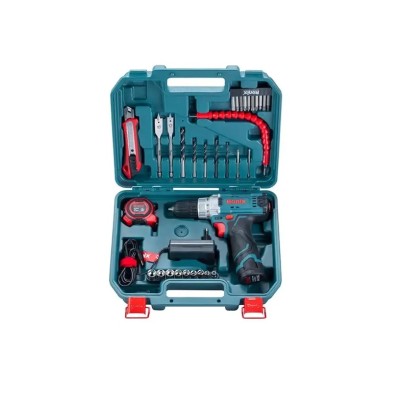 کیت دریل شارژی چکشی 12 ولت 35 پارچه رونیکس مدل RS-8611